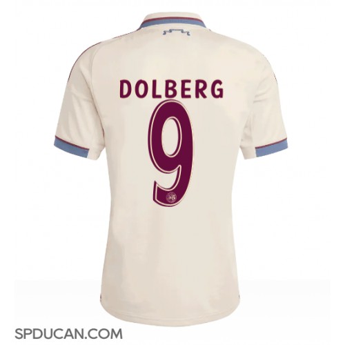 Muški Nogometni Dres Ajax Kasper Dolberg #9 Rezervni 2025-26 Kratak Rukav